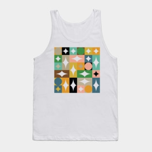 Retro Circles and Diamonds Tank Top